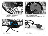 USB Solar Panel Powered Mini Portable Fan for Cooling Ventilation Home Travelling Fishing V1294-YM0722-JY03124