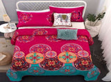 Charming Autumn Warm Plush 3 Pc Bedspread & Pillow Cover Set V745-AC080118Q13U