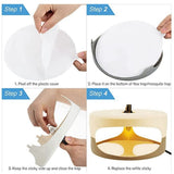 Fleas Trap Refill Discs Replacement Glue Boards 48 Pack, 7.1 Inches Fits Most Models Sticky Dome V1369-AZ3-W-19063