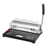 Binding Machine, Comb Binding Machine 21-Holes Binding 450 Sheets, Book Binder Machine with 100 PCS V952-ZDJ20SSSD210BTS1FV0
