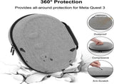 Carrying Case for Meta Quest 3 Headset, Shockproof, Portable Storage Case, Repo Resistant, Hard Case V1188-MAG72-02006-1