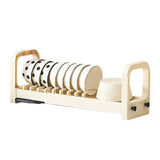 Dish Plate Drying Rack Expandable Plastic Kitchen Dish Stand Holder Plate Organizer for Kitchen V1294-YM0901-3118230260211