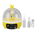 Mini Egg Incubator for Home Automatic Temperature Humidity Control 4 Eggs Candler Poultry Hatching V1294-YM0710-3111230297511