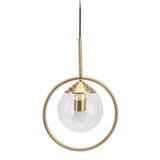Ceiling Pendant Lamp E27/E26 Calibre Glass Iron Minimalist Style Hanging Pendant Light for Kitchens V1294-YM0512-3119220167111