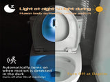 2-in-1 Motion Sensor Night Light with Toilet Light Function, 8 Color RGB Glow, Waterproof V1341-ZY-D4UEBA52-3PCS
