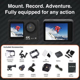 Navig8r Trek 4K Dual Screen Action Camera V1031-NAV-4KCAM-461