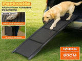 Furtastic Folding Aluminium Dog Ramp for Non-slip Cars Marine Carpet Pet Stairs RAM-JOY-PET-180