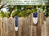 4 Pcs 5 Inch Capacity Rain Gauge Outdoor Easy to Read Acrylic Gauges Measure and Monitor V1259-DP01-A-5736