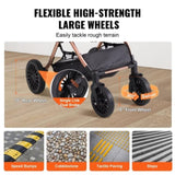 VEVOR Pet Stroller, 4 Wheels Dog Stroller Rotate Brakes, 66 lbs Weight Capacity, Puppy Stroller V952-CWTCCGK4QDHDT793EV0