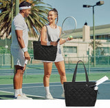 Tennis Bag Extra Large Sports Bag with Shoe Compartment Suitable for 2-4 Rackets Waterproof V1188-ZXY-131-923