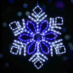 0.82M Christmas Lights 304 LED Snow Motif Light Decorations Jingle Jollys XMAS-MOT-D-SNOW-MC