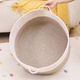 VEVOR Cotton Rope Storage Basket 87L Woven Blanket Basket 20 x 20 x 14 in V952-MZCWLYZTL22W2SO26V0