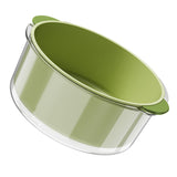 Double Layer Drain Basket Separate Design Foldable Fruit Vegetable Wash Storage Basket for Kitchen V1294-YM0901-3117230433211