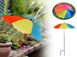 Umbrellas for Outdoor Plants, Large Garden Umbrella Shade Upgraded Adjustable Angle Height for V1366-AZ2-W-16773