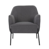 Upholstered Armchair Dark Grey V178-67288