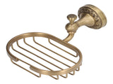 Wall Mounted Bathroom Soap Holder Antique Soap Basket Toilet Soap Tray Rack with Carved Curved V1294-YM0626-3112220088511