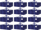 CARLA HOME 12-Pack Large Moving Storage Bags with Zippers & Handles with 95 Liters Capacity for LSB-36345