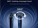 White EMS Eye Massager with Heat and Light Therapy - 360 Rotating Head, Multi-Color LED, Vibration V888-ELOSUNG56281-1