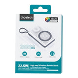 CHOETECH B696-WH 20000mAh 22.5W USB-A USB-C x 2 MagLeap Wireless Charge Power Bank White V28-ELECHOB696WH