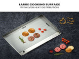 THERMOMATE Commercial Electric Griddle TH-G05, 4400W 73x37cm Flat Cooking Surface V219-FODCAPTHMAG05