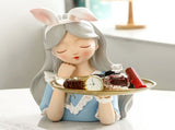 Entrance Storage Decoration Sculptures Porch Decor Tray for Living Study Bedroom Rabbit Ears V1294-YM0716-3115220067911