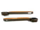 Toyota Land Cruiser FJ76/FJ79 Center Console and Door Armrest Cup Holder Set - Brown Leather V888-ELOSUNG15163