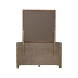 Dresser with 6 Storage Drawers in Solid Acacia & Veneer With Mirror in Chocolate Colour V43-DRS-NOW-CH