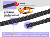 255"Drive Belt 41A5434-13A for 8ft Chamberlain Craftsman Garage Door Opener Assembly,Compatible with V1259-DP01-A-5384