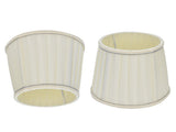 Fabricshade Beige Silver Edge Craft European Style Simple Shade for E14 Screw Candlestick V1294-YM0710-3119210205011