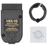 HEX V2 VCDS VAG COM 25.3 5053 Diagnostic Cable for VW/AUDI/Skoda/Seat Auto Reader USB Scanner Cable V1189-LC-QP-00445