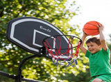 Everfit Kids Basketball Hoop with Ball and Pump Fit for Trampoline 25mm-32mm Poles Black BAS-HOOP-D38-TRAMPO-BK