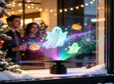 3D Hologram Projector, 4/16 Inch Christmas & Halloween HD LED Hologram Projector Holographic V1107-CS-MDMXA29