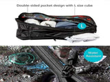 Compression Packing Cubes with Shoe Bag Foldable Luggage Storage Organizer V1263-JX-4366