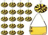 24Pcs Keychain Cheerleader Gifts Cheerleading Keyring Charm Foil with Keychain Hooks for Women V1192-AZ-W-25257