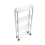 Bathroom Gap Shelf Bathroom Cosmetics Transparent Storage Rack Multi Layer Bathroom Organizer 4 V1294-YM0901-3117230118912