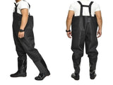 Fishing Waders Black Size 45 V1188-ONE60-27502-1
