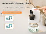 Smart Automatic Mouthwash Dispenser - 4 Adjustable Levels, LED Display, 2000mAh Battery & Magnetic V888-ELOSUNG25835