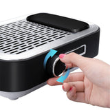 Rechargeable Nail Dust Collector , 80W Powerful Dust Suction Machine Vacuum Nail Fan Dust Collector V1366-AZ2-W-02116