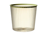 Transparent Garbage Bin with Top Ring Easy Attached Lid Free Large Capacity Trash Bin Can for V1294-YM0706-3117230156713