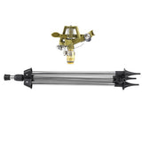 Stainless Steel Ground Insert Zinc Sprink Water Watering Sprinkler Sprayer Lawn Garden Yard V1294-YM0727-JY08288