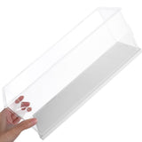 Clear Acrylic Display Case with Multi-Tier Space-Saving Stand for Collectibles, Perfect for Home and V1192-AZ-W-22500