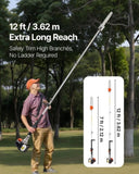 Gas Pole Saw, 25CC 2 Stroke Gas Powered Pole Saws 30.5 cm Cutting Bar, Cordless Tree Trimmer V952-ECCYJCS12INCAT18E002V0