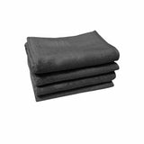 500GSM Set of 4 Combed Cotton Bath Towels Plain 70 x 140 cm Plain Charcoal V442-ATX-TOWEL-SETOF4500GSM-PLAINCHARCOAL-RE