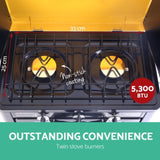 Devanti Portable Gas Oven LPG Black PGO-01-BK-YE