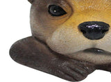 Floating Otter Decor Outdoor Pond Ornaments Waterproof Resin Realistic Decorative Floating Animal V1294-YM0901-3111240161311