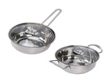 Cooking Pots Set Stainless Steel Milk Pot and Double Handle Soup Pot with Lids Easy to Clean for V1294-YM0901-3118260003811