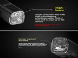 1200 Lumens Bike Light for Night Riding, USB-C Rechargeable Bike Headlight, Aluminium Alloy V1192-AZ-W-3811