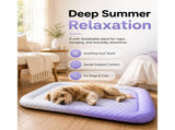 Gel Cooling Mat for Dogs, Self-Cooling Comfort and Waterproof Easy-Clean Design for Beds, Sofas, V1369-AZ3-W-08505