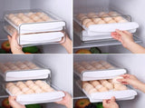 Petluno Egg Container for Fridge, 40 Grid/2 Tier Egg Holder, Fresh Egg Storage Box, Egg Tray and Egg V1259-DP01-A-1688