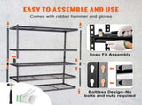 Storage Shelving Unit, 5-Tier Adjustable, 2000 lbs Capacity, Heavy Duty Garage Shelves Metal V952-XLZLKHJCL24DXIG4AV0